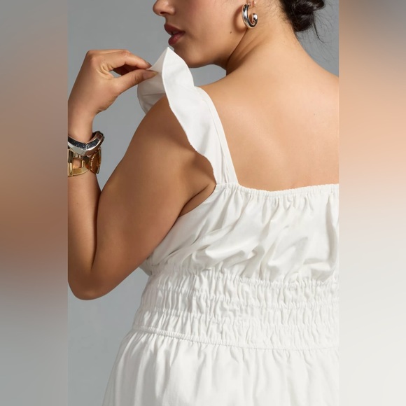 Anthropologie Moon River Square-Neck A-Line Dress 100% Cotton - Picture 4 of 14